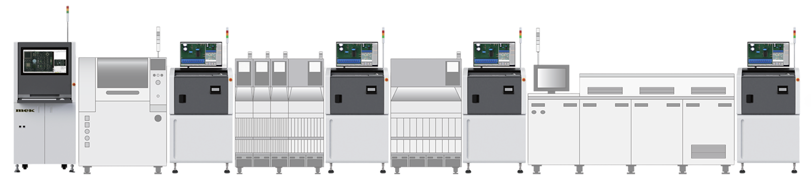 マランツエレクトロニクスの生産ライン