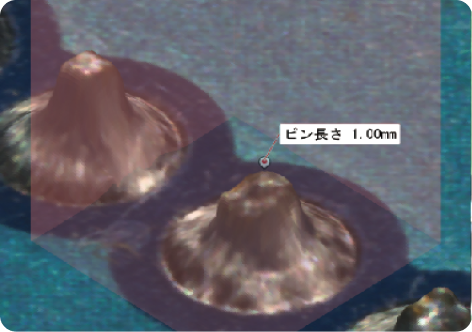 外観検査装置 対応ケース PIN高さ異常（3D）