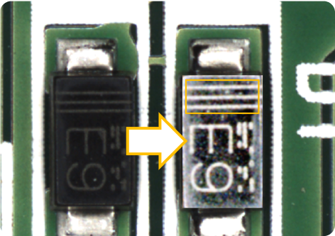 外観検査装置 対応ケース 極性検査