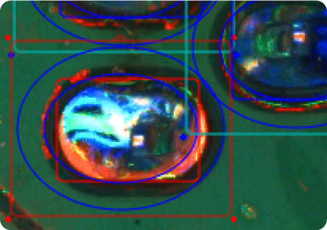 外観検査装置 対応ケース 赤目
