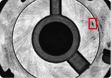 外観検査装置 対応ケース 打痕