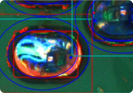  外観検査装置 対応ケース 赤目