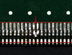 基板外観検査装置 検査項目 ICブリッジ